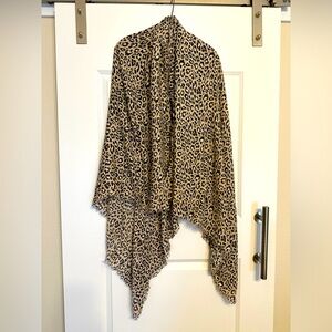 SWIM Sarong. Kimono. Wrap.  Skirt. Dress. Short. Long. Leopard.  One Size. AE.